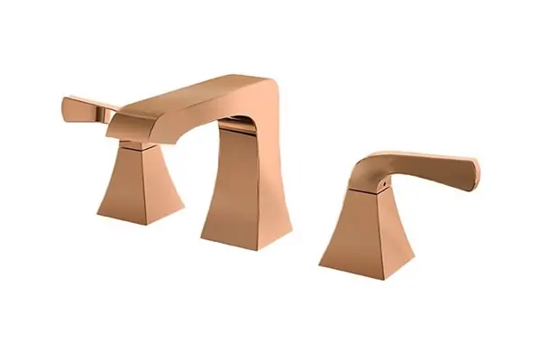 Kale Karina 3 Delikli Lavabo Bataryası (Rose Gold)