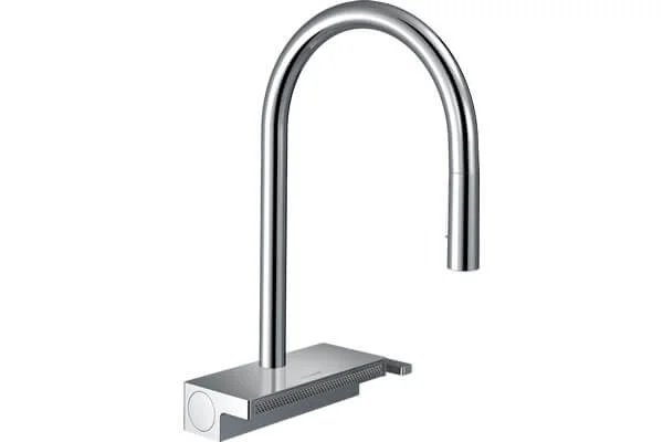 Hansgrohe Aquno Select M81 Tek kollu eviye bataryası 170, çekilebilir el duşu, 3jet, sBox - 73831000